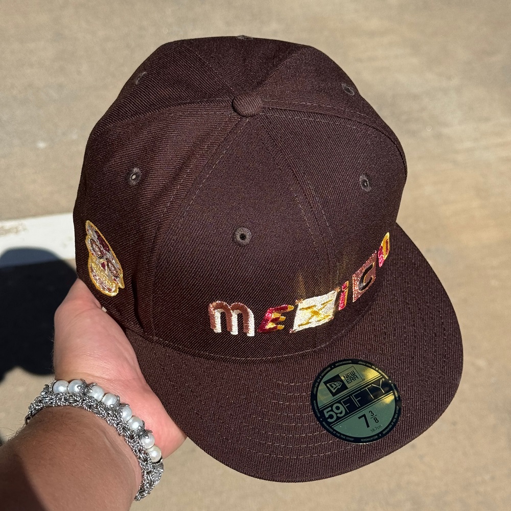 mexico baseball cap brown